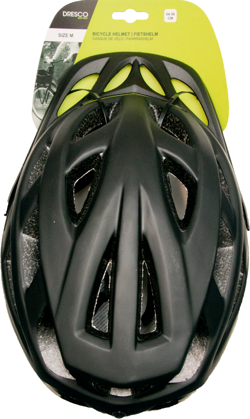 Dresco Fahrradhelm Gr. L 58-62cm – Schwarz – 2GO-Shop