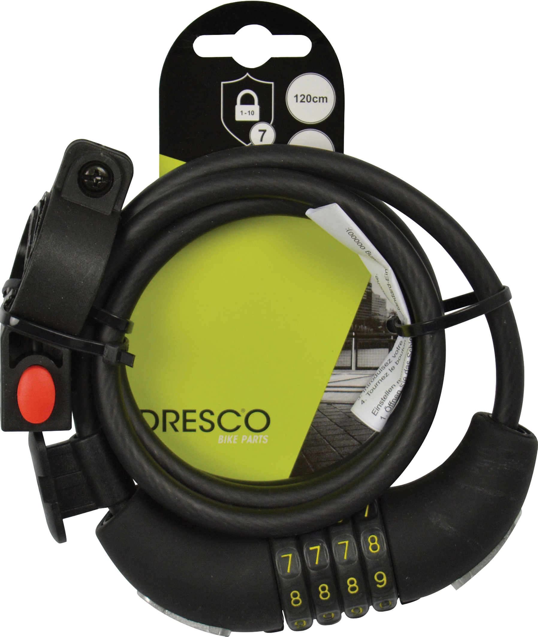 Kabelschloss mit Code