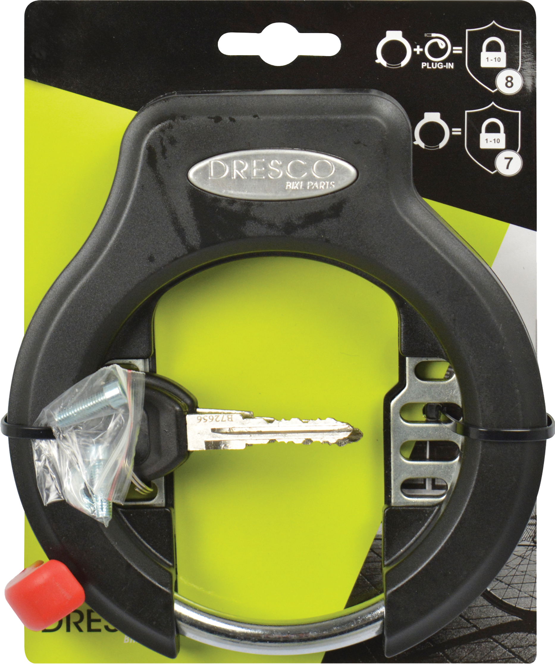 Rahmenschloss mit 2 Schlüsseln