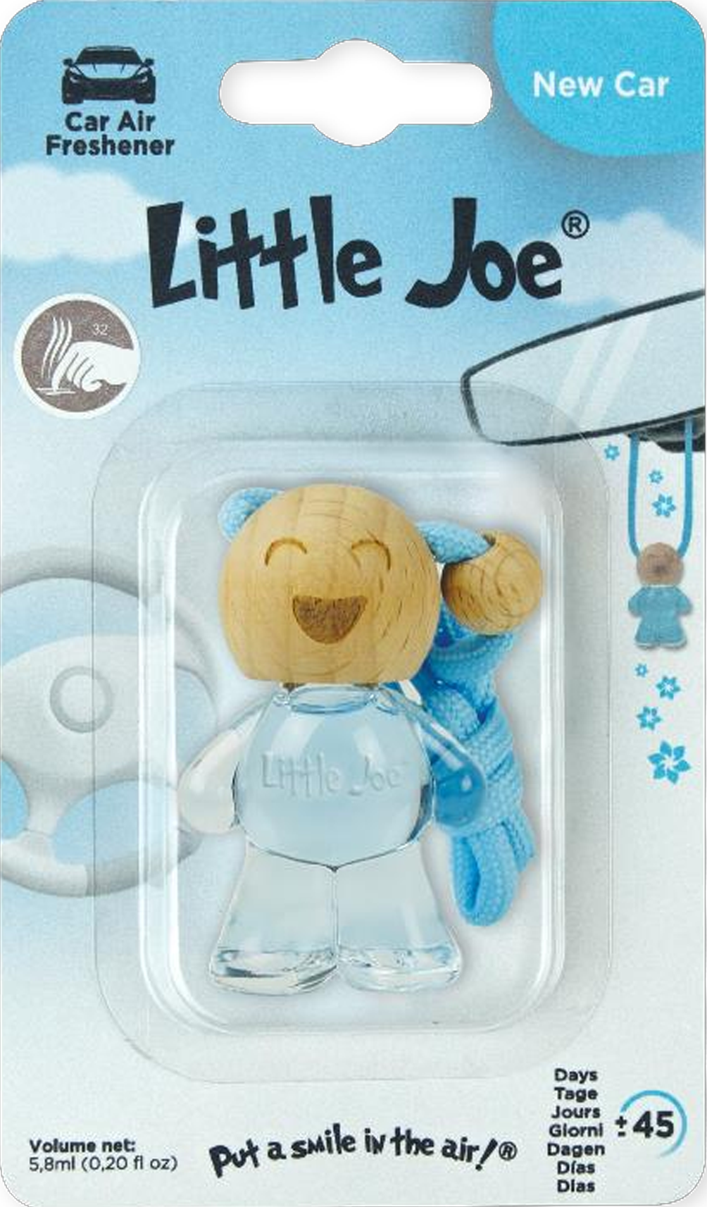 Lufterfrischer Little Joe Glass Bottle - verschiedene Düfte
