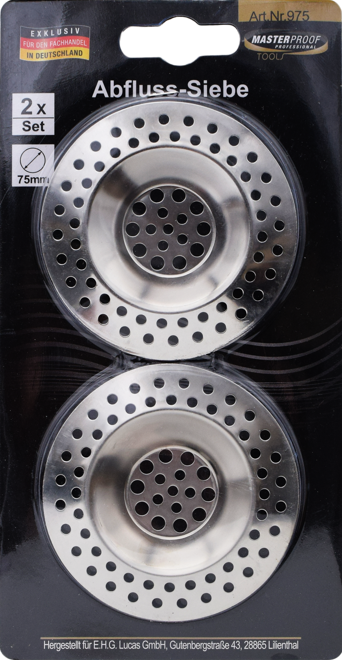 Abflußsiebe-Set 70 mm