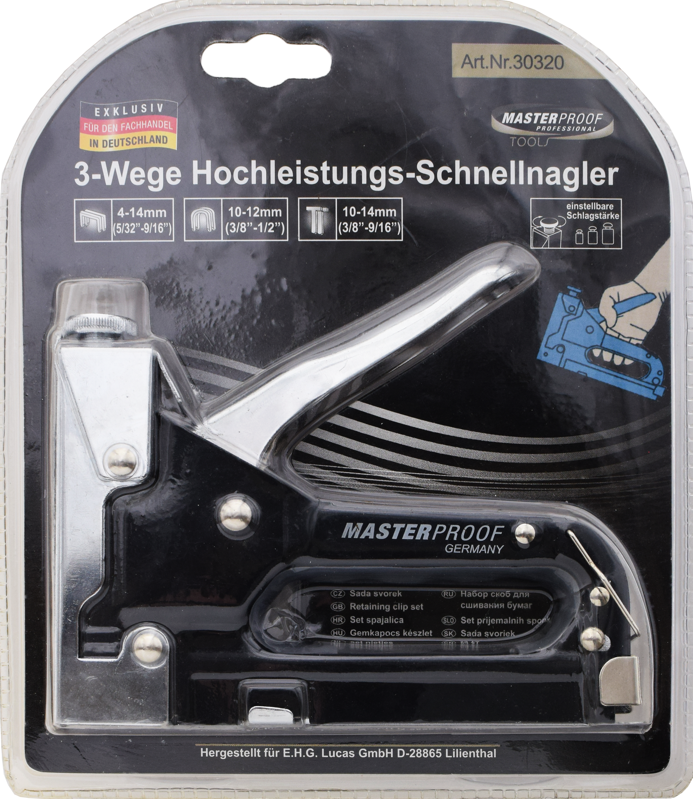 Schnellnagler 4 mm - 14 mm