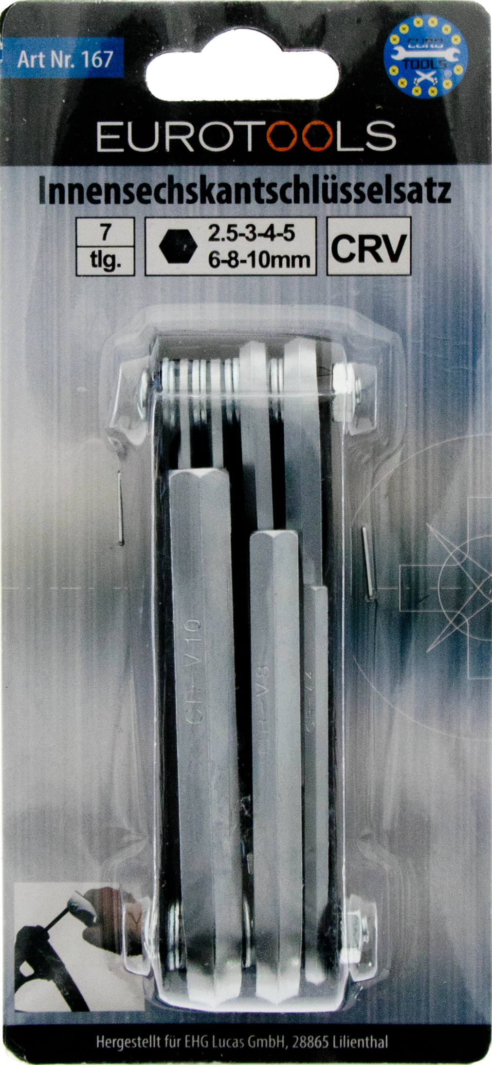 Innensechskantschlüssel-Satz CRV