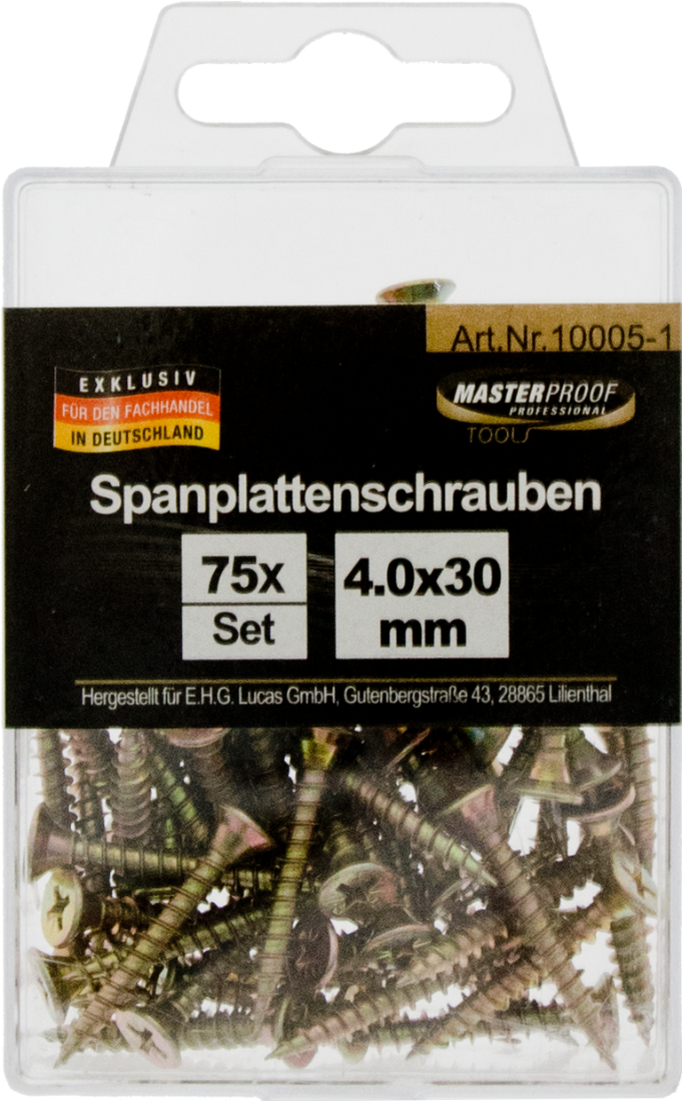 Spanplattenschrauben 4 x 30 mm