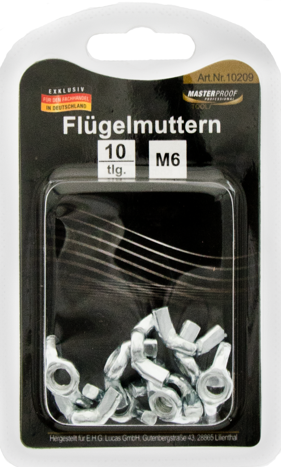 Flügelmuttern M6