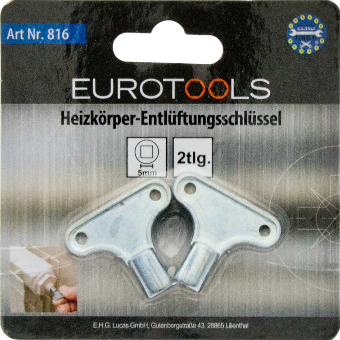 Heizkörper-Entlüftungsschlüssel