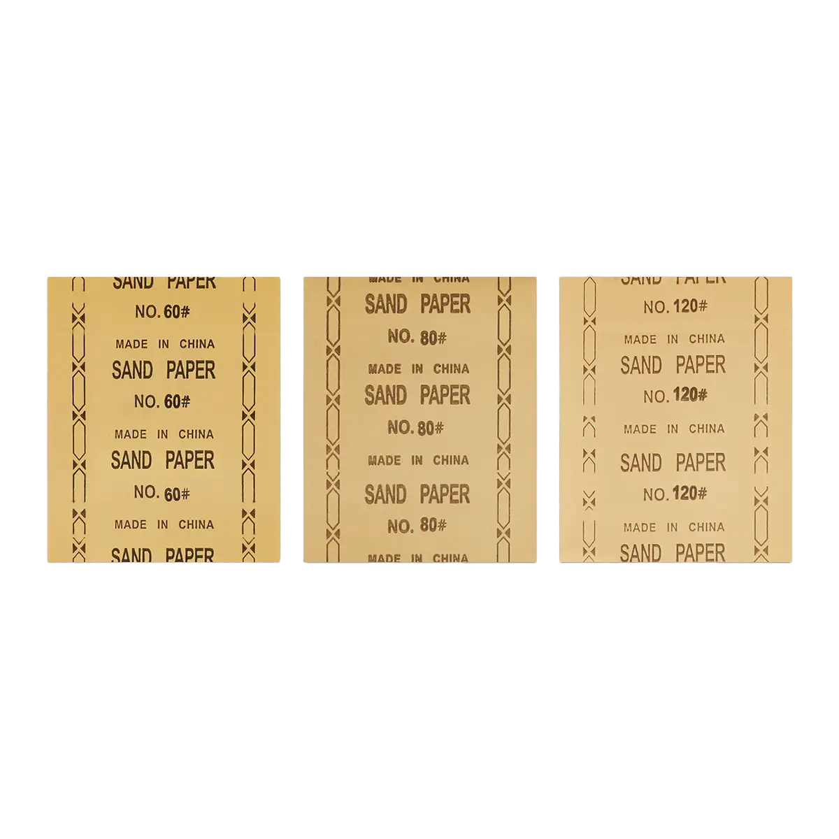 Schleifpapier-Set trocken 15-teilig