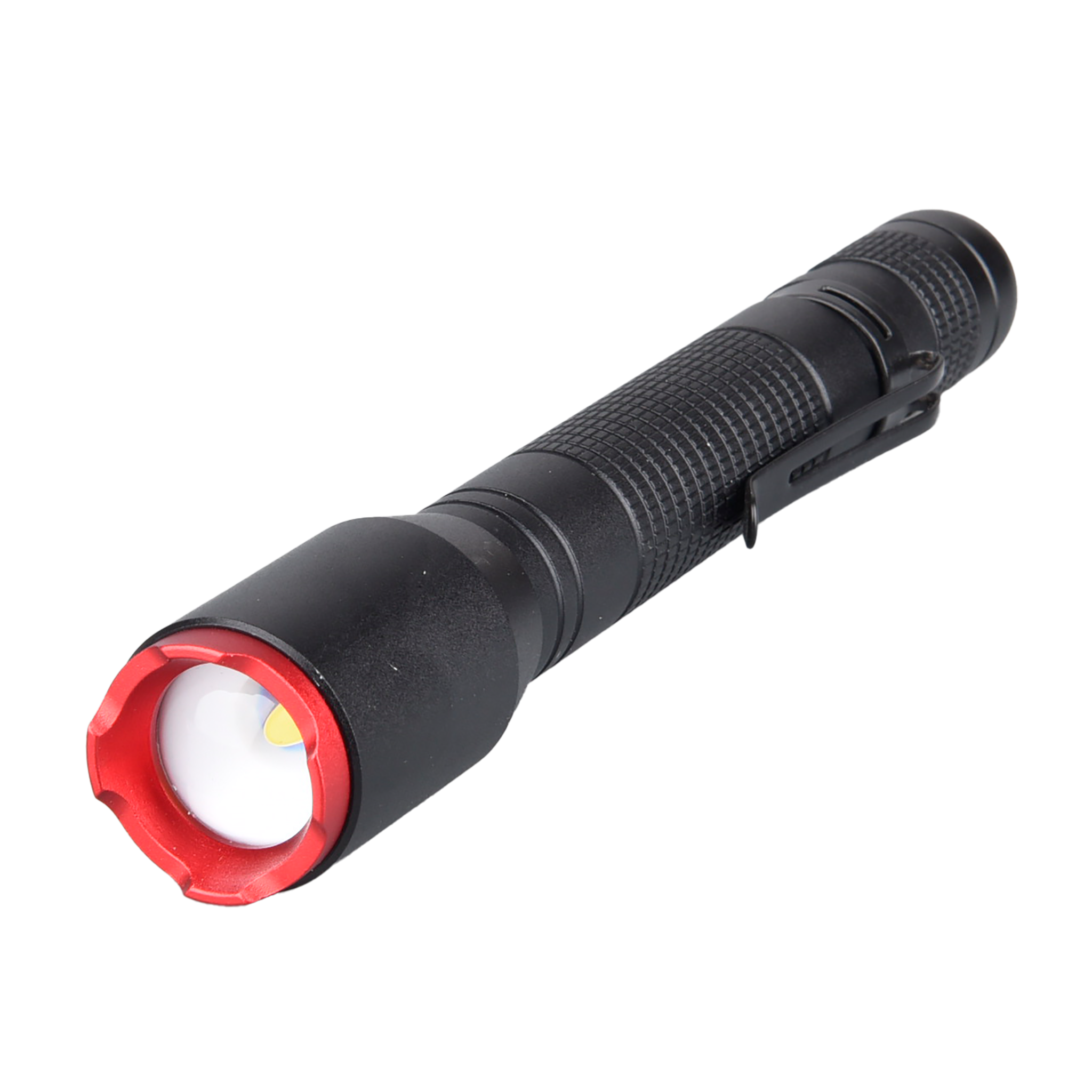 Taschenlampe "Pen L" - 250 Lumen - zoombar - 3 Modi - schwarz