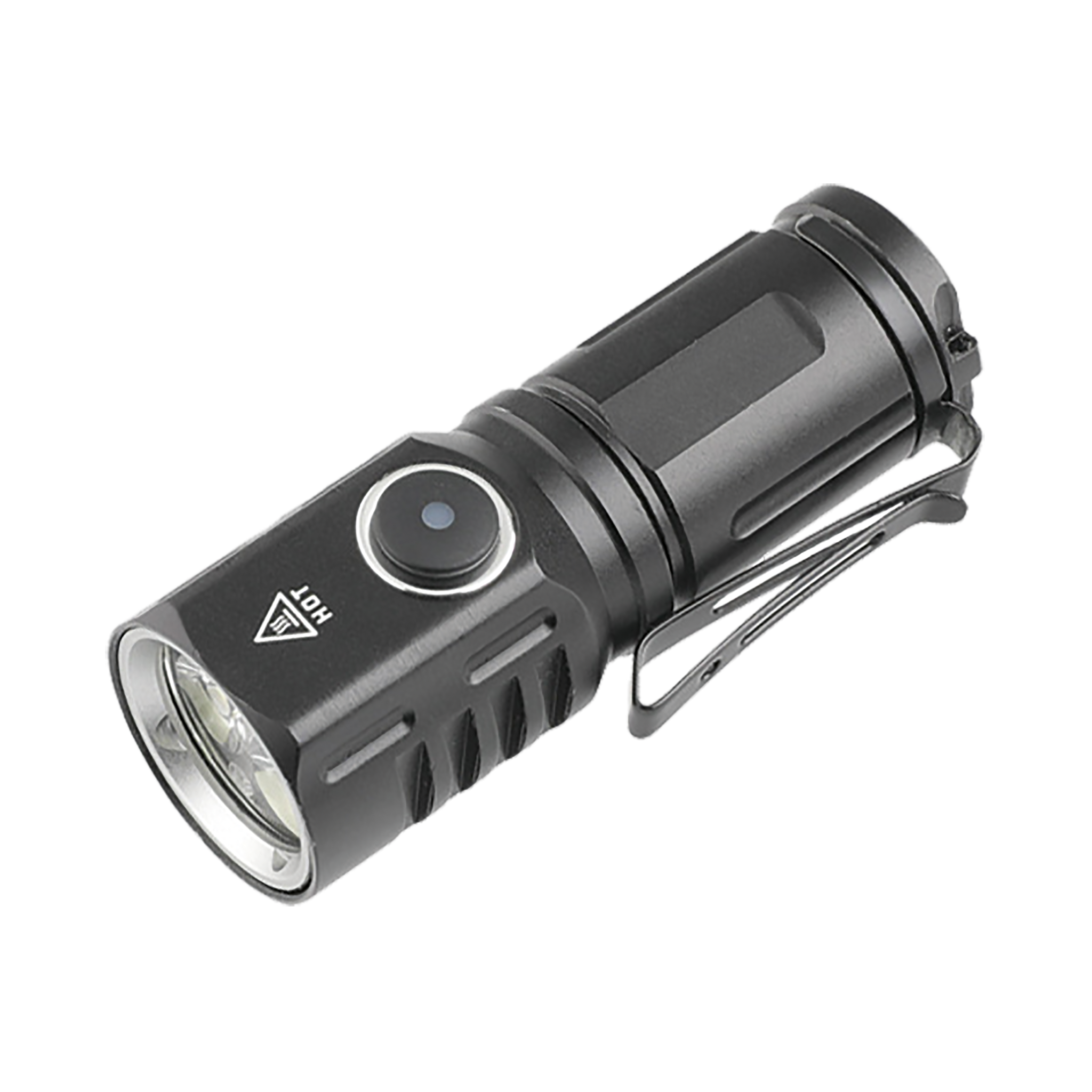 LED Leuchte "Xtreme" - 3 LEDs - 1000 Lumen - 900 mAh Akku - Gürtelclip - schwarz