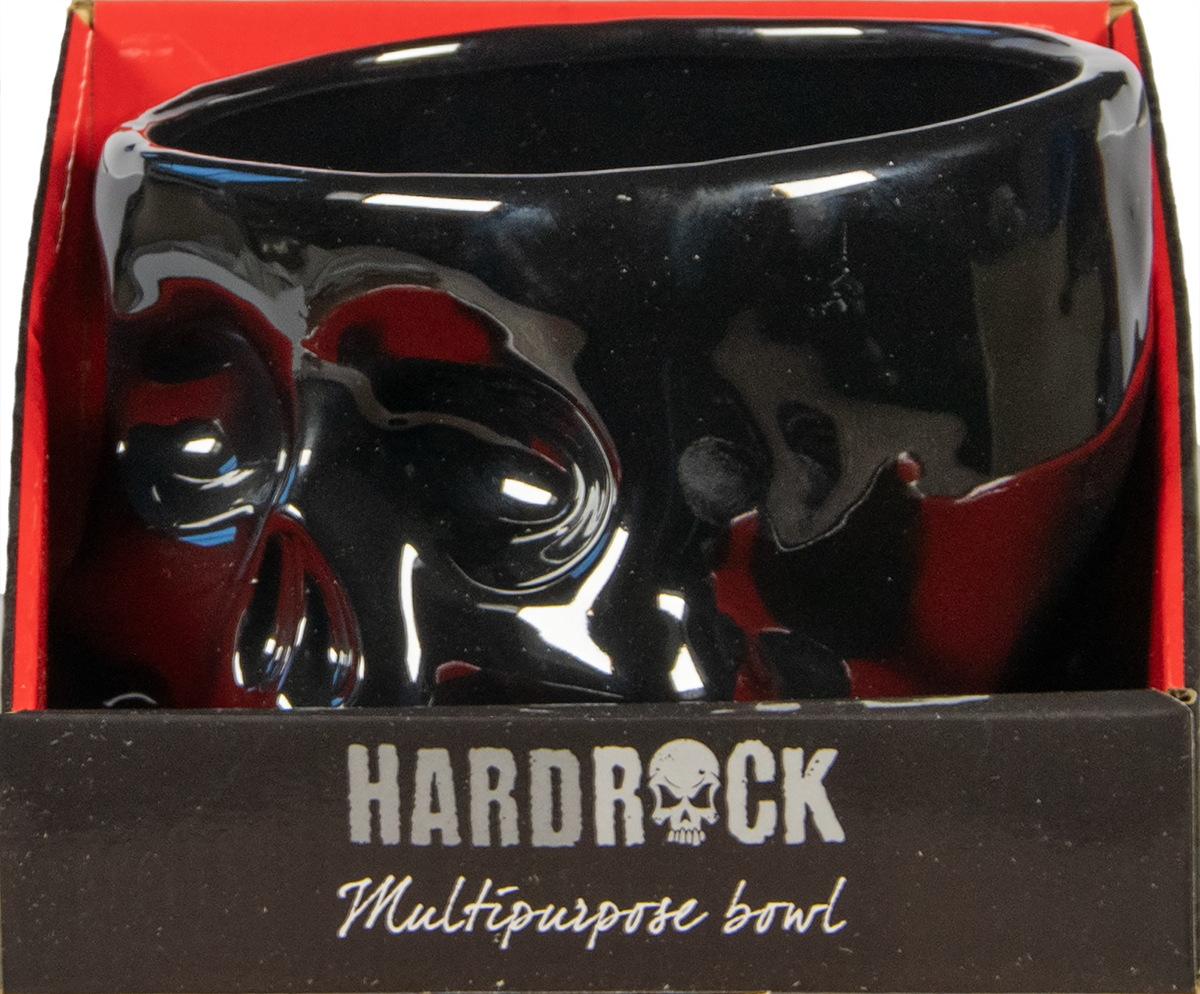Keramik-Mehrzweckschüssel – HardRock, Farbe Schwarz