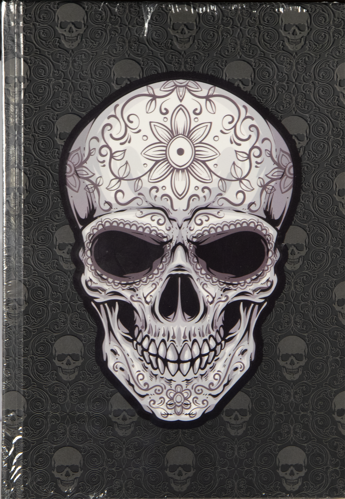 Notizbuch DIN A5 – HardRock, Motiv „Totenkopf“
