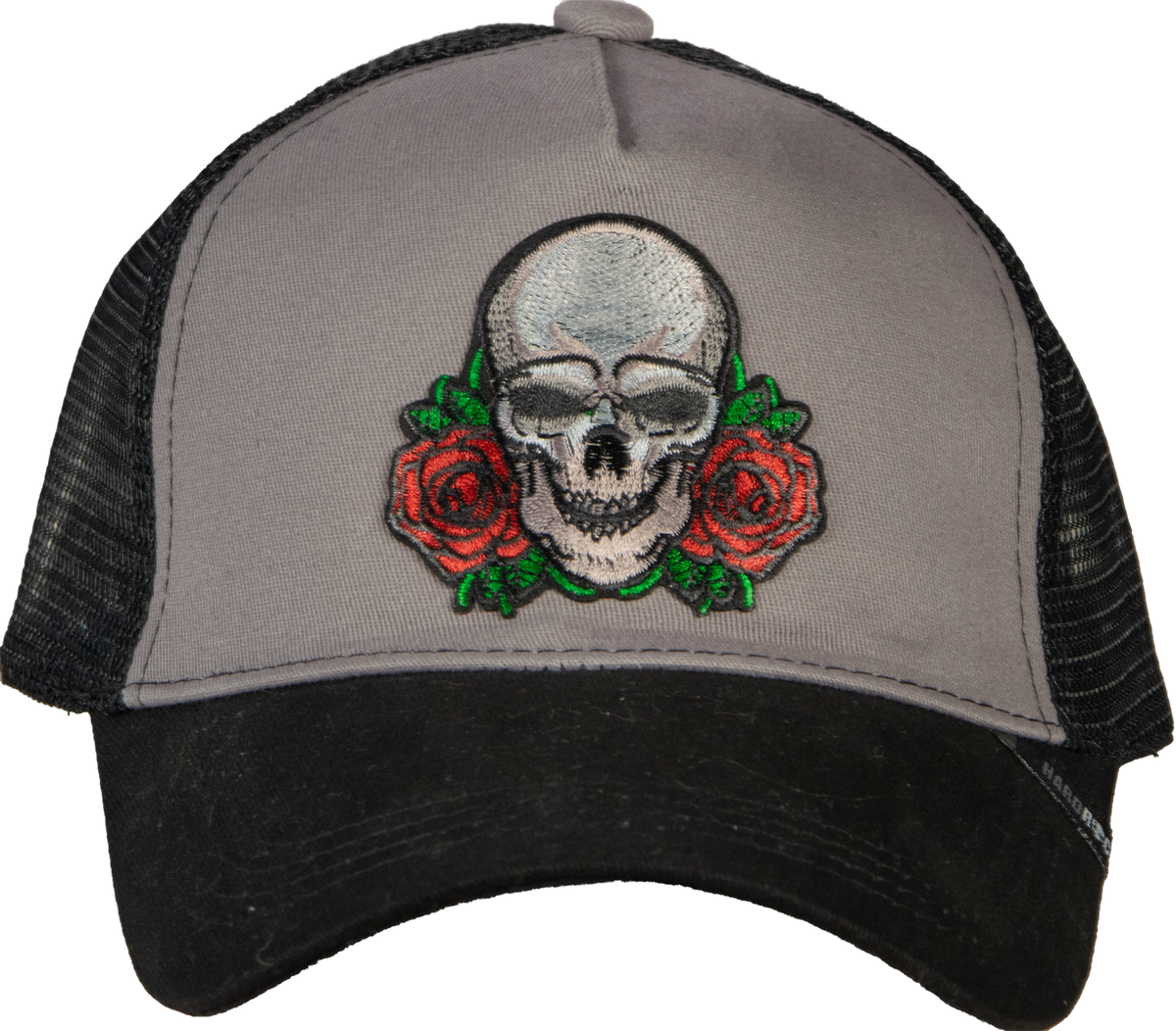 Trucker Cap mit Netzeinsatz – größenverstellbar – HardRock, Motiv „Rosen“