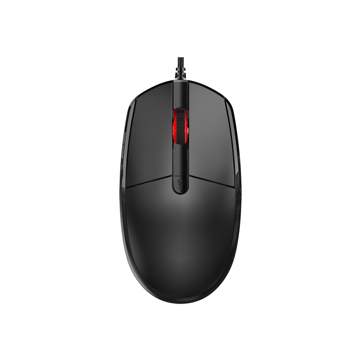 USB Maus - kabelgebunden - 4D - optisch - 1200 / 1600 / 2000 DPI - 150 cm Kabellänge - schwarz