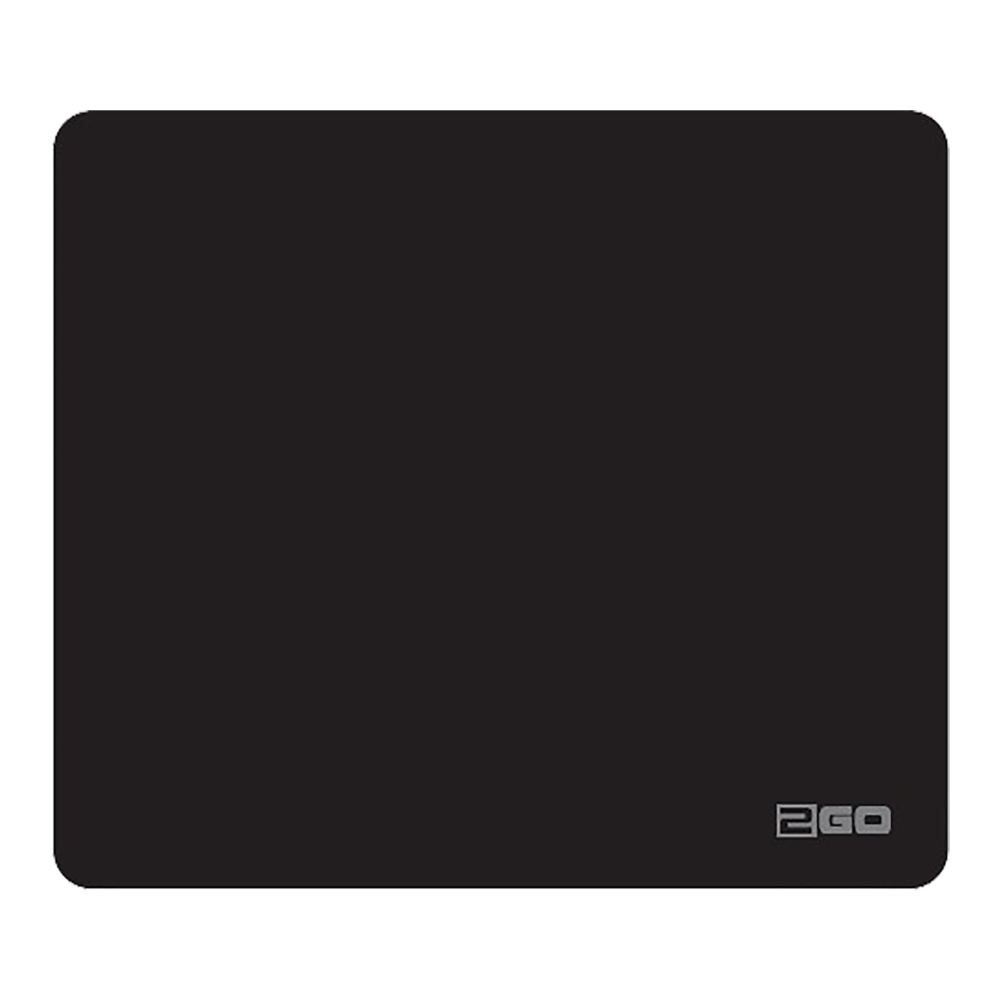 Mousepad - 230 x 200 x 2 mm - Gummi/Stoff - schwarz