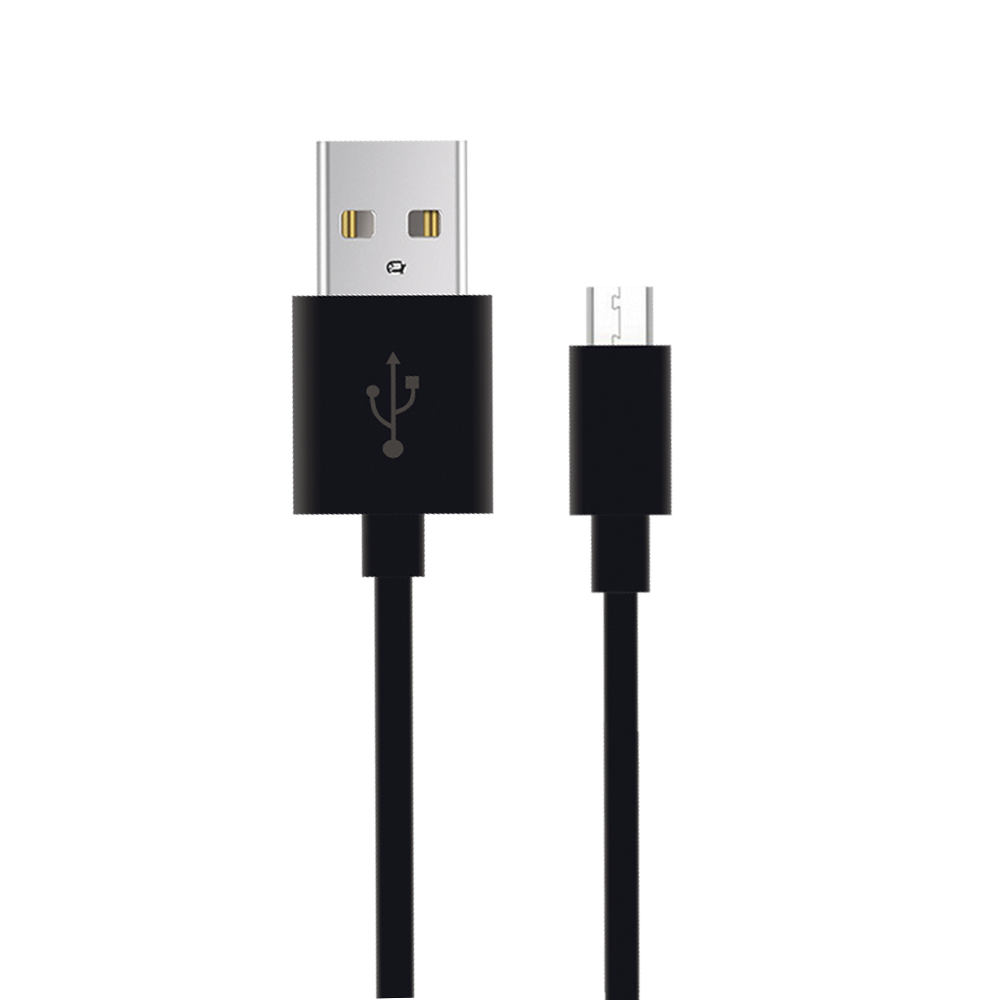 USB Datenkabel - USB A <-> Micro-USB - 100 cm - schwarz