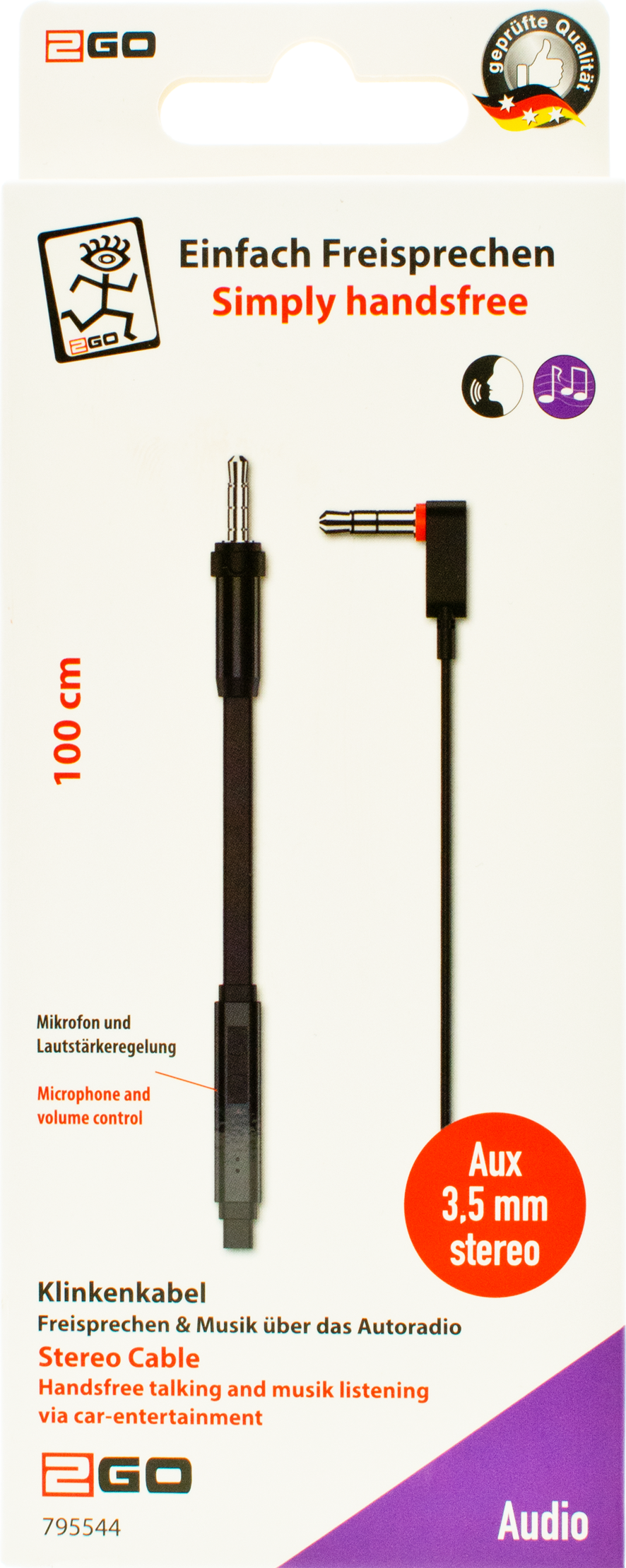 AUX-Freisprech-Kabel