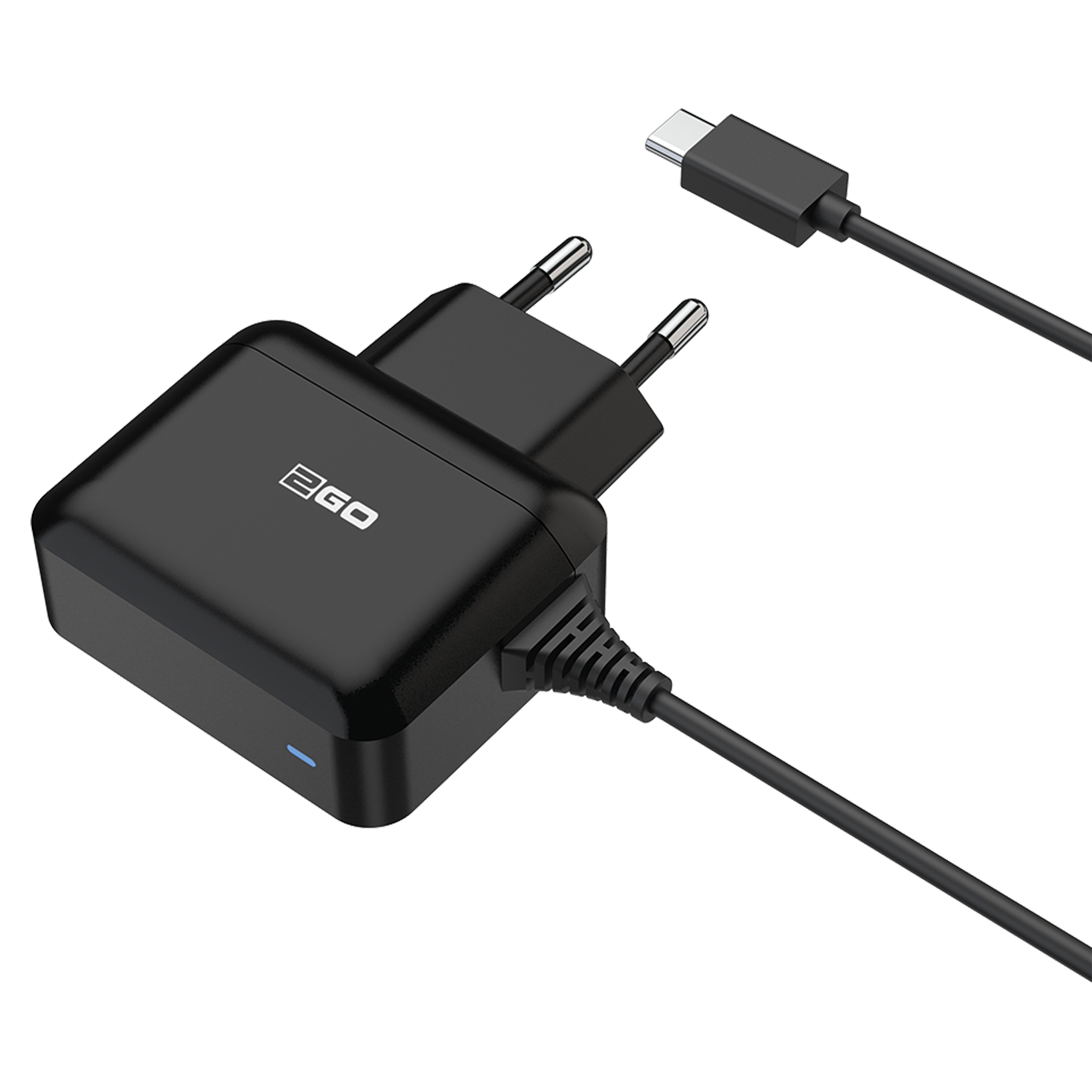 Netzladegerät 100 V - 240 V - USB Type-C - 140 cm Kabellänge - 3000 mA - 15 W - schwarz