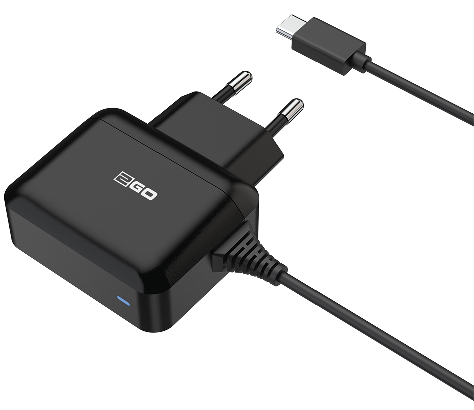 Netz-Ladegerät 100 V - 240 V - USB Type-C - schwarz