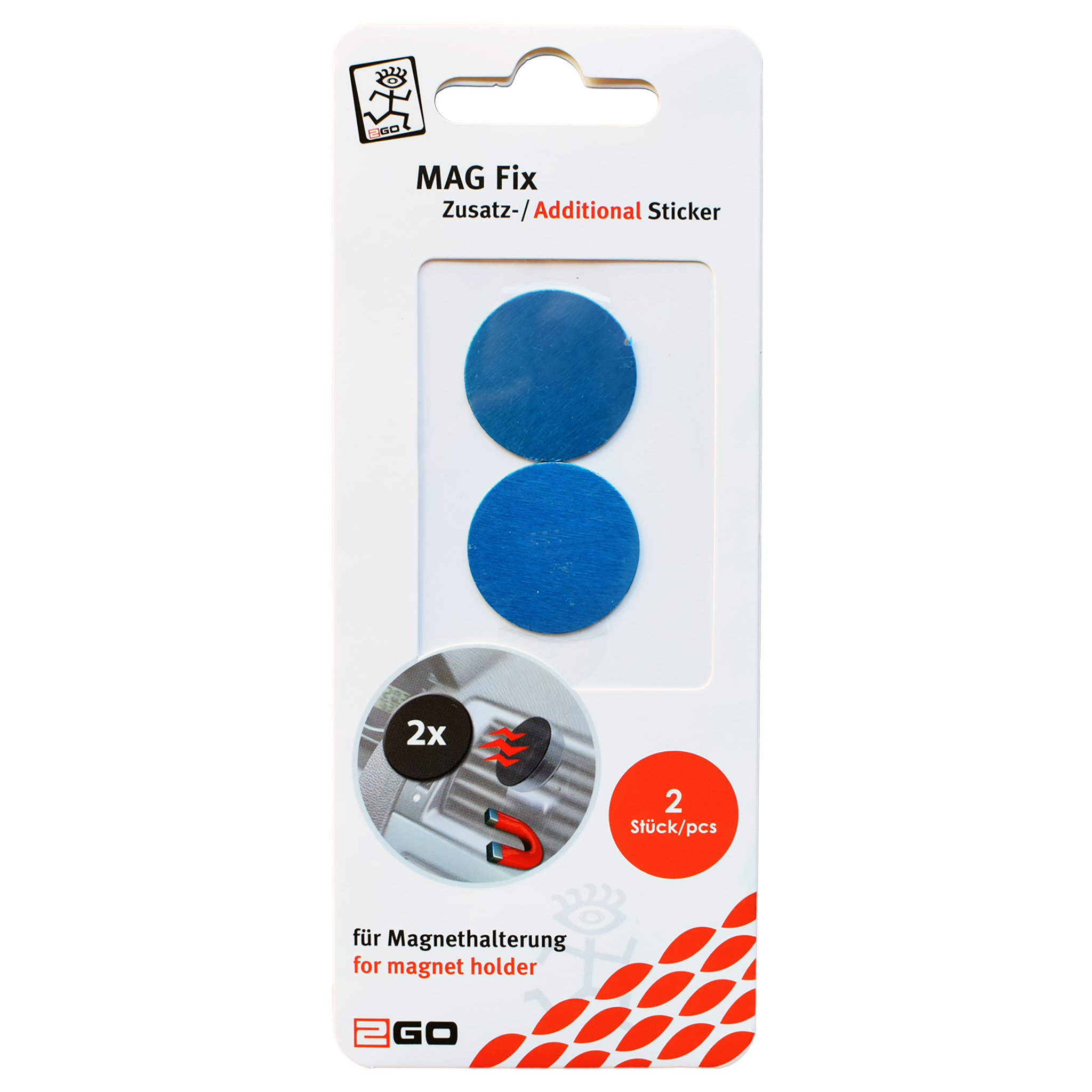 MagFix - Zusatzsticker für Magnethalter - Verpackung