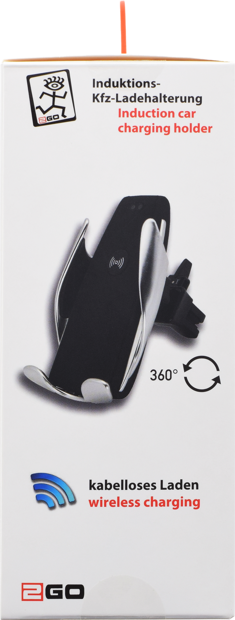 Universal Smartphone-Halterung mit "Wireless Charging"-Funktion