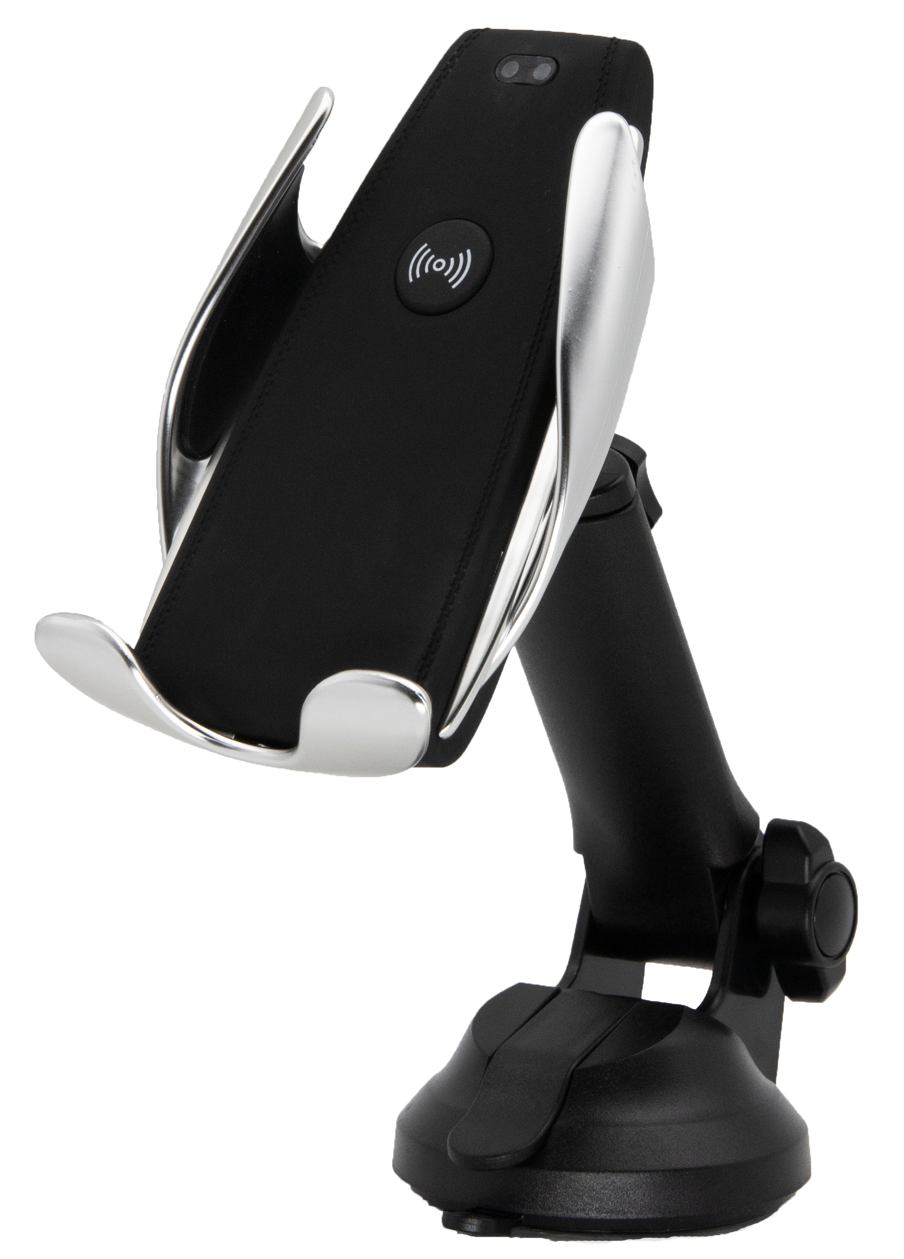 Universal Smartphone-Halterung mit "Wireless Charging"-Funktion