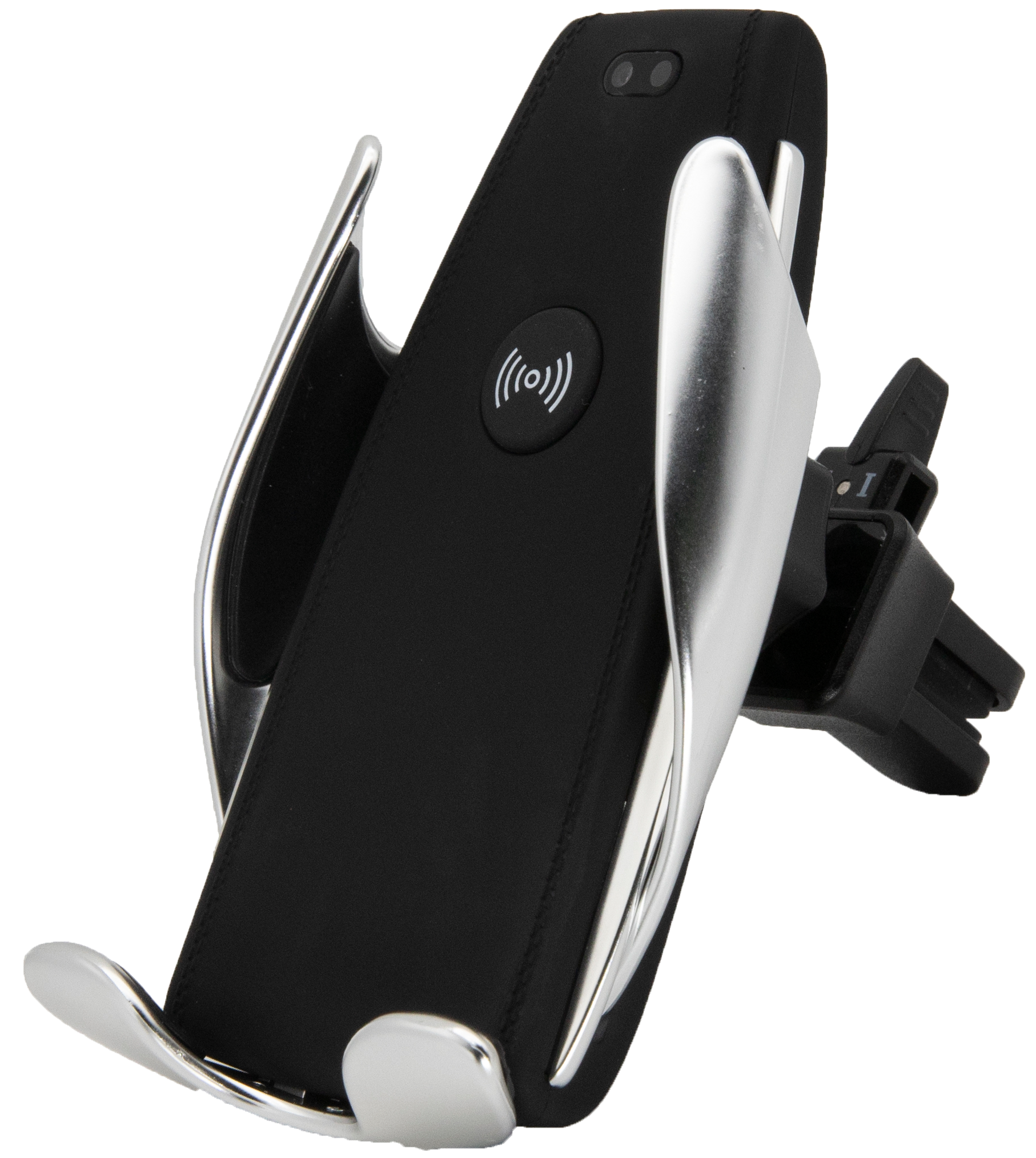 Universal Smartphone-Halterung mit "Wireless Charging"-Funktion