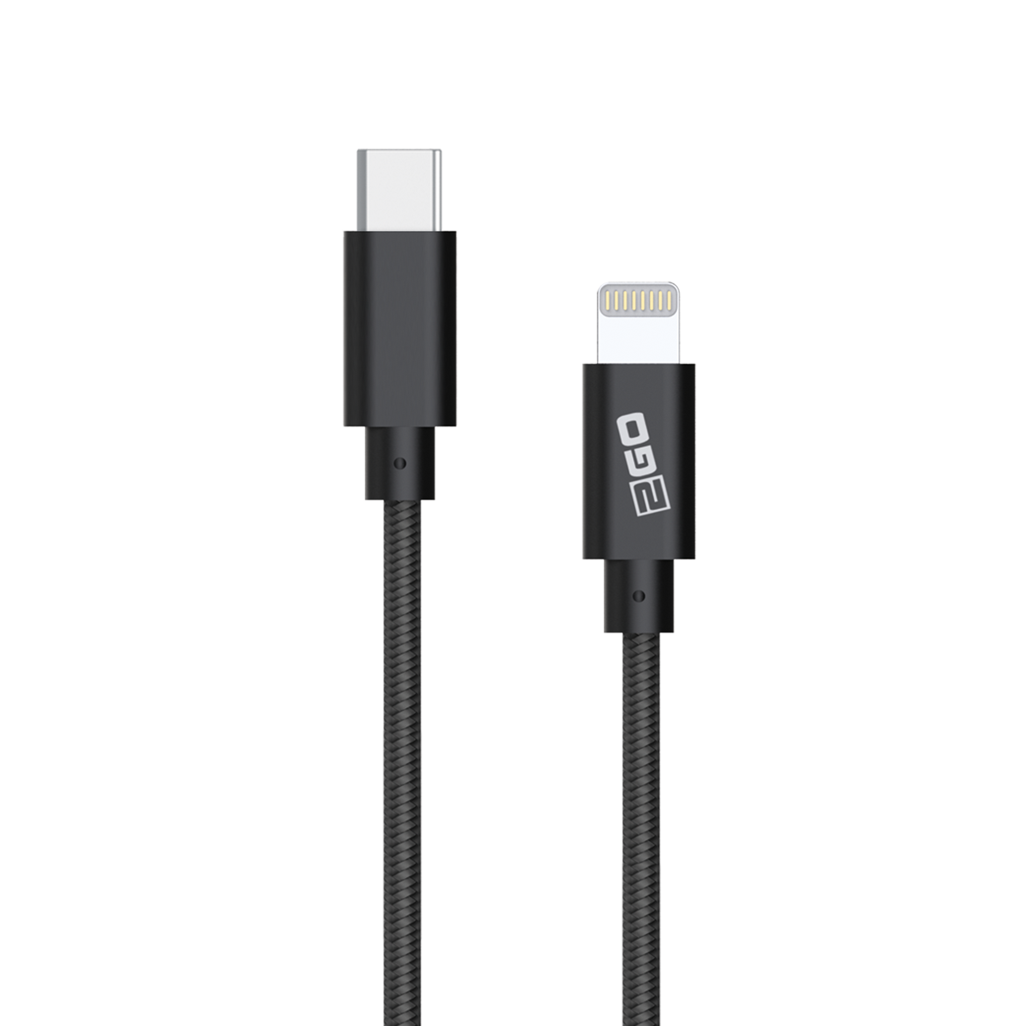 USB Datenkabel - MFI zertifiziert - USB Type-C <-> Apple 8-Pin - 100 cm - anthrazit