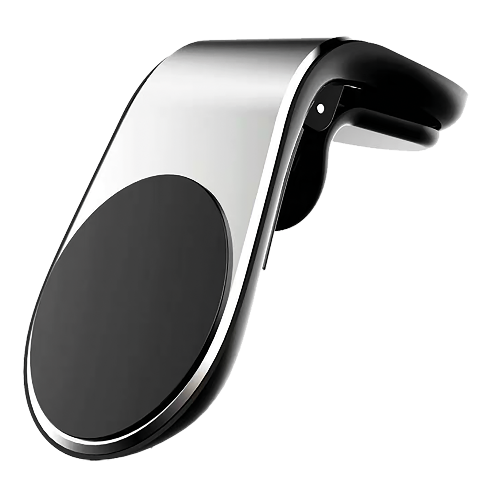 Halter "ClipMag" - Magnet - für Lüftungsschlitz - silber