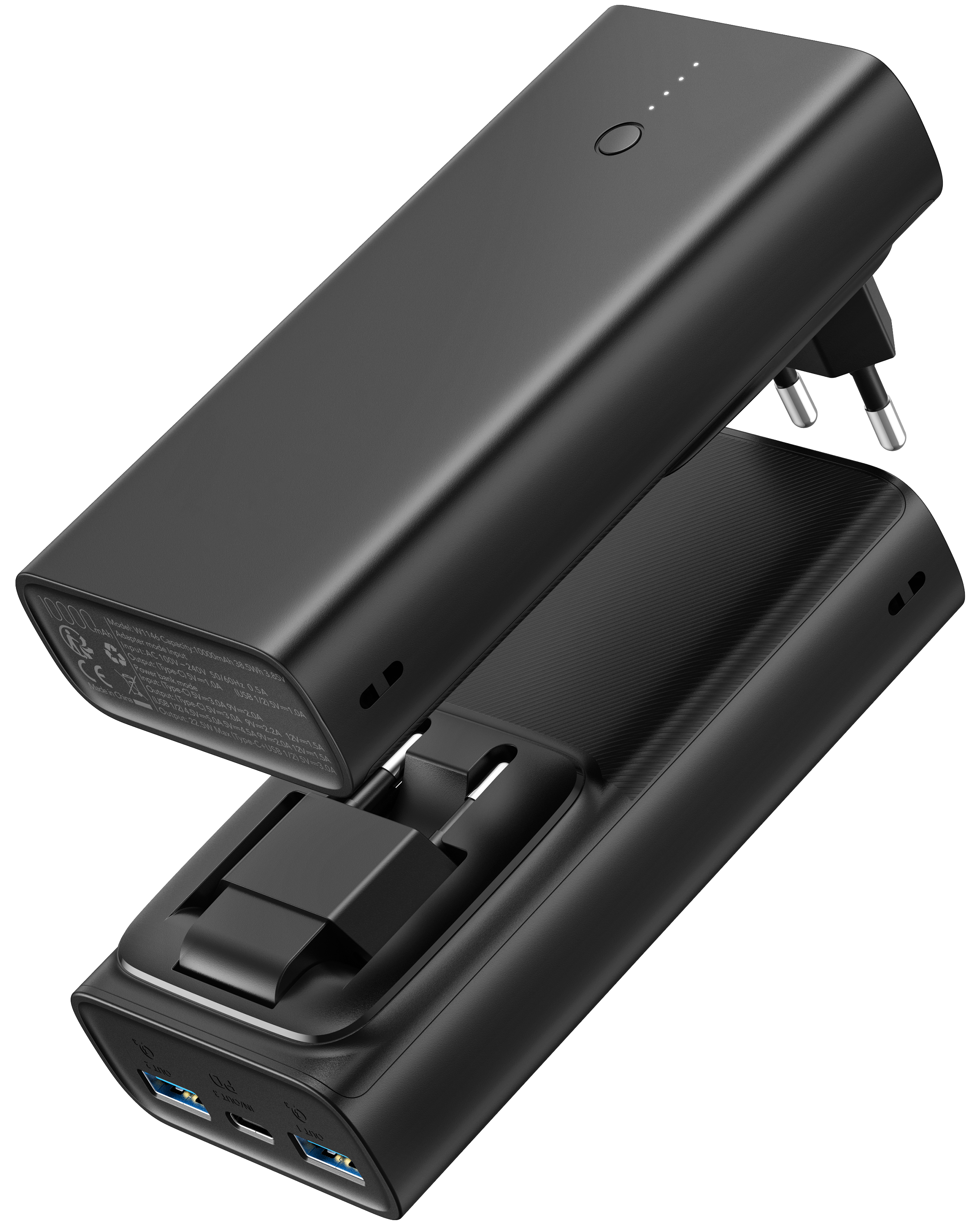 Powerbank mit Netzstecker 10000mAh