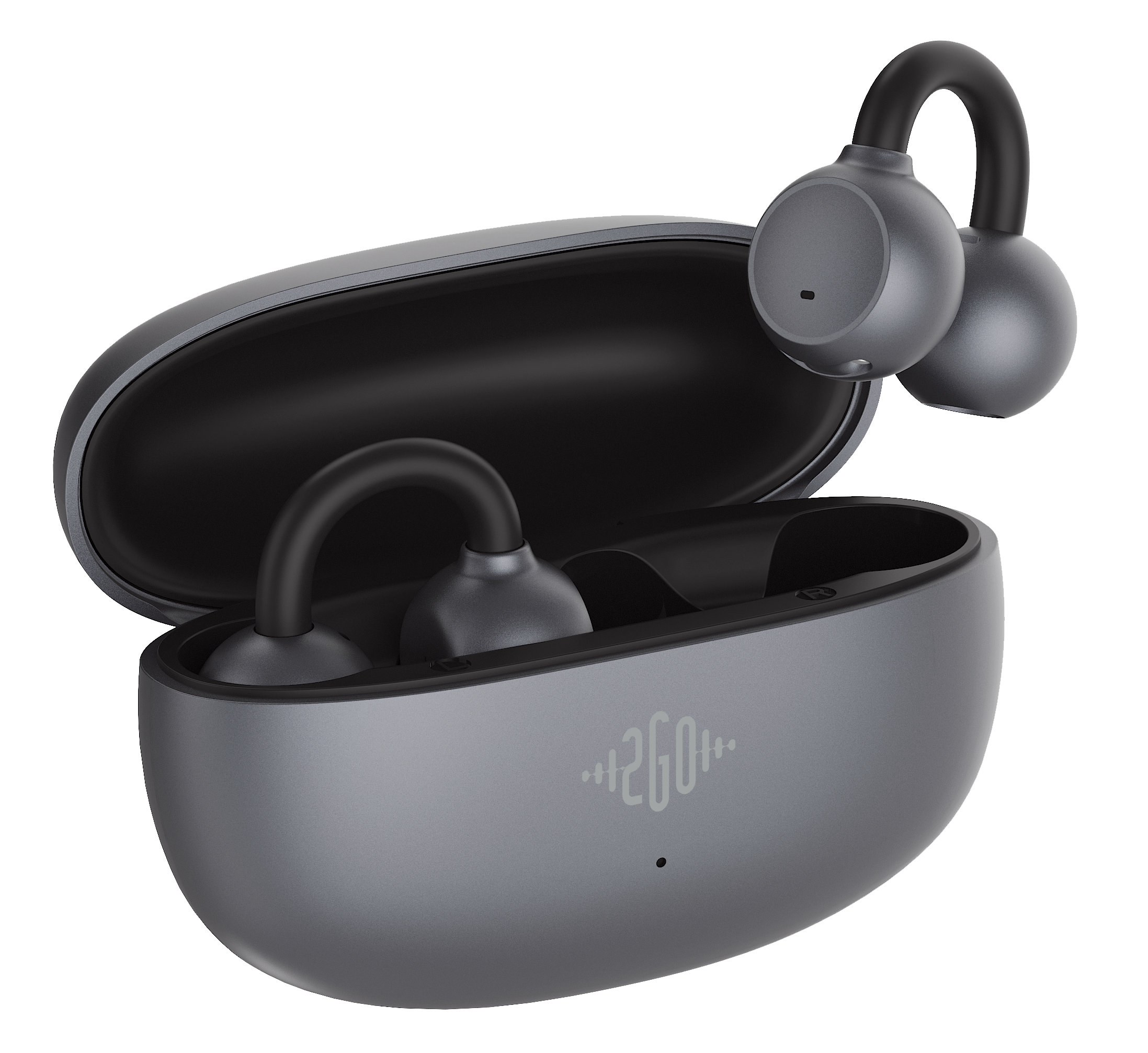Bluetooth Headset "Clip" - ENC - ANC - App-Steuerung - Touch-Steuerung - schwarz