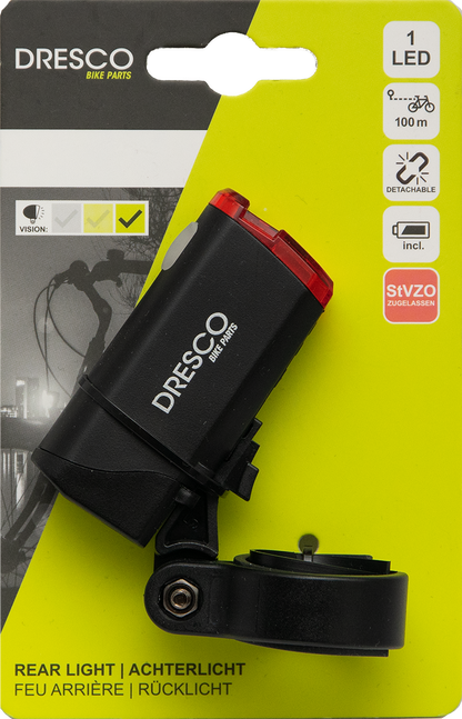 Dresco LED-Batterie-Rücklicht NEO