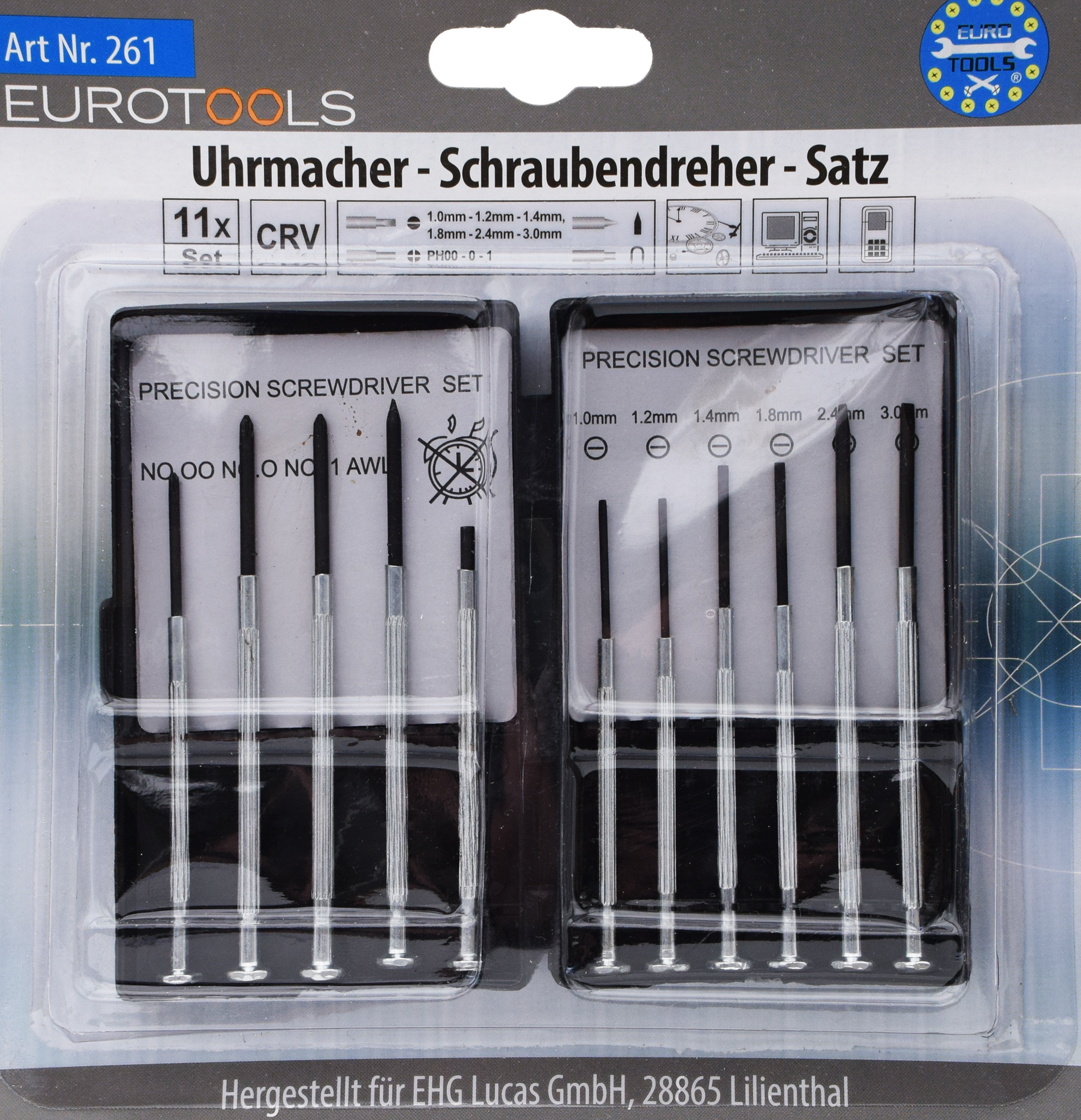 Uhrmacher-Schraubendreher-Satz