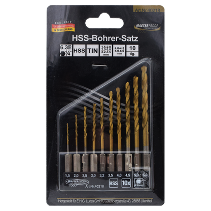 HSS-Bohrer Satz - 11-teilig