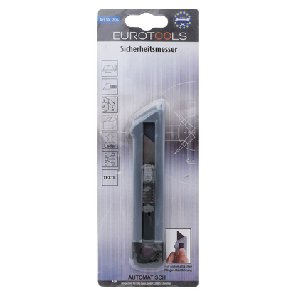 Sicherheitsmesser - automatische Klingenrückführung - 120 mm