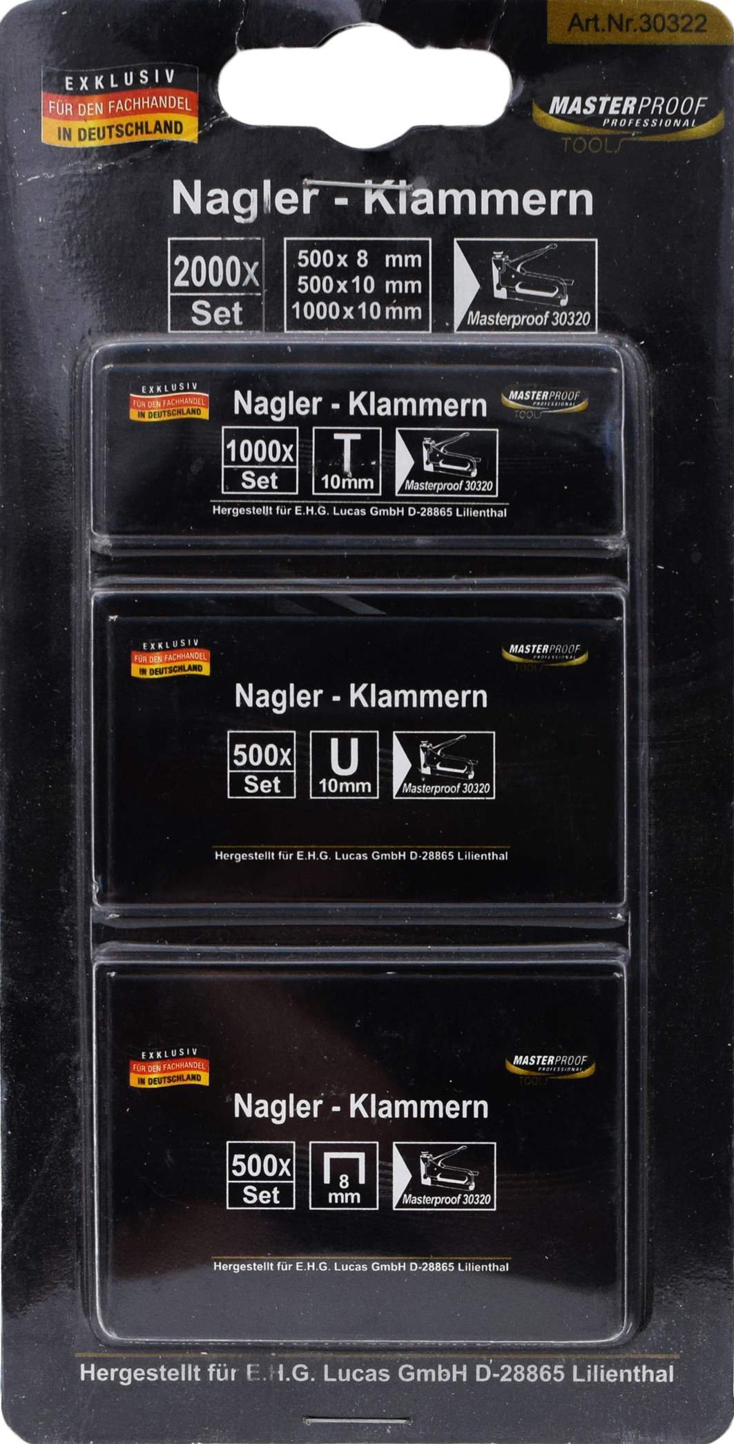 Nagler-Klammern-Set