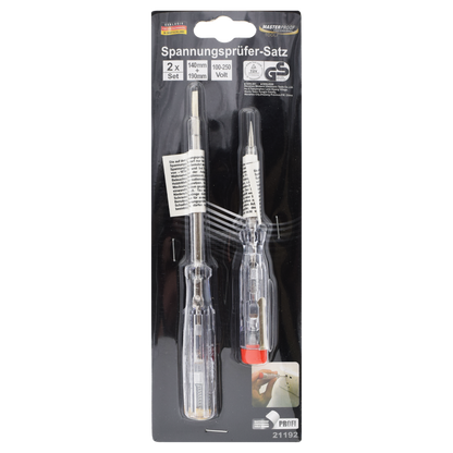 Spannungsprüfer-Set - 2-teilig - VDE-geprüft - 140 mm & 190 mm