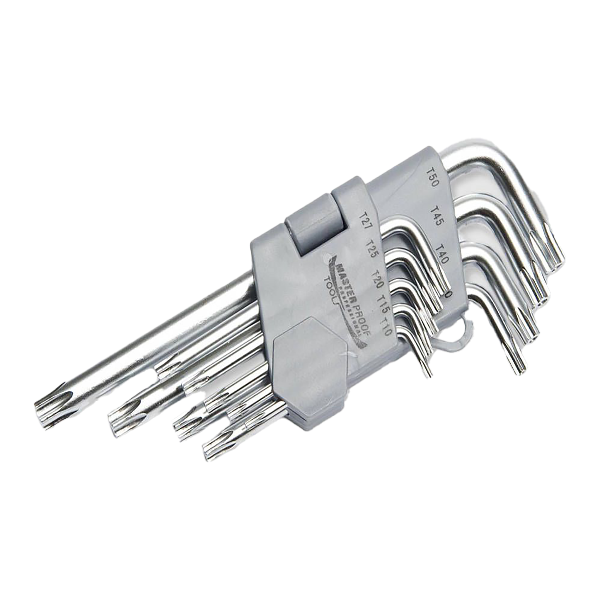 Torx Schlüsselsatz - 9-teilig - CRV - mit Halter