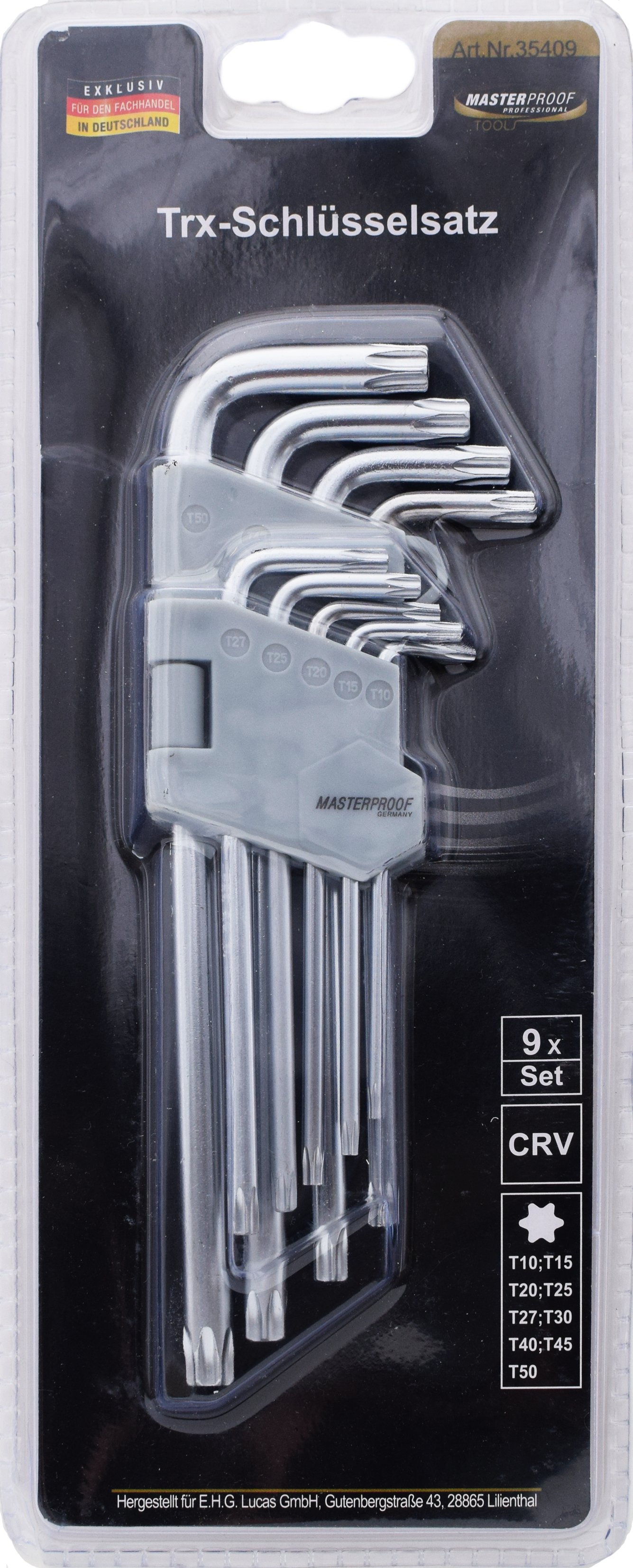 Torx Schlüsselsatz mit Halter