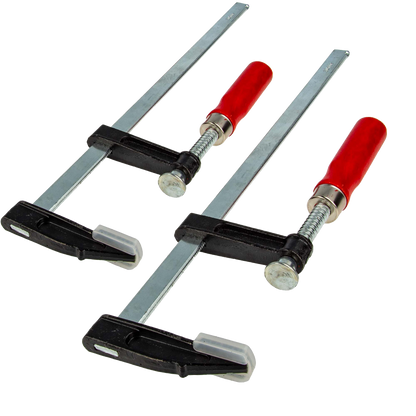 Schraubzwingensatz - 2er Set - Holzgriffe