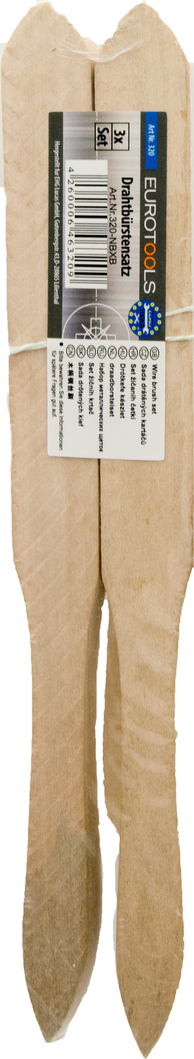 Drahtbürstensatz 3-teilig