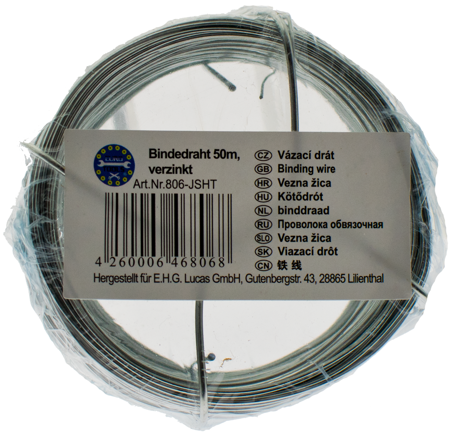 Bindedraht, verzinkt