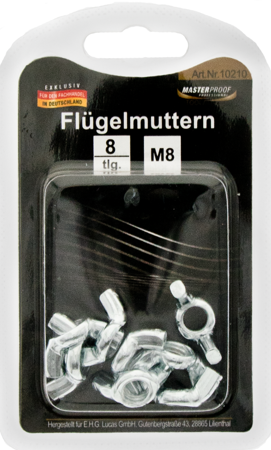 Flügelmuttern M8