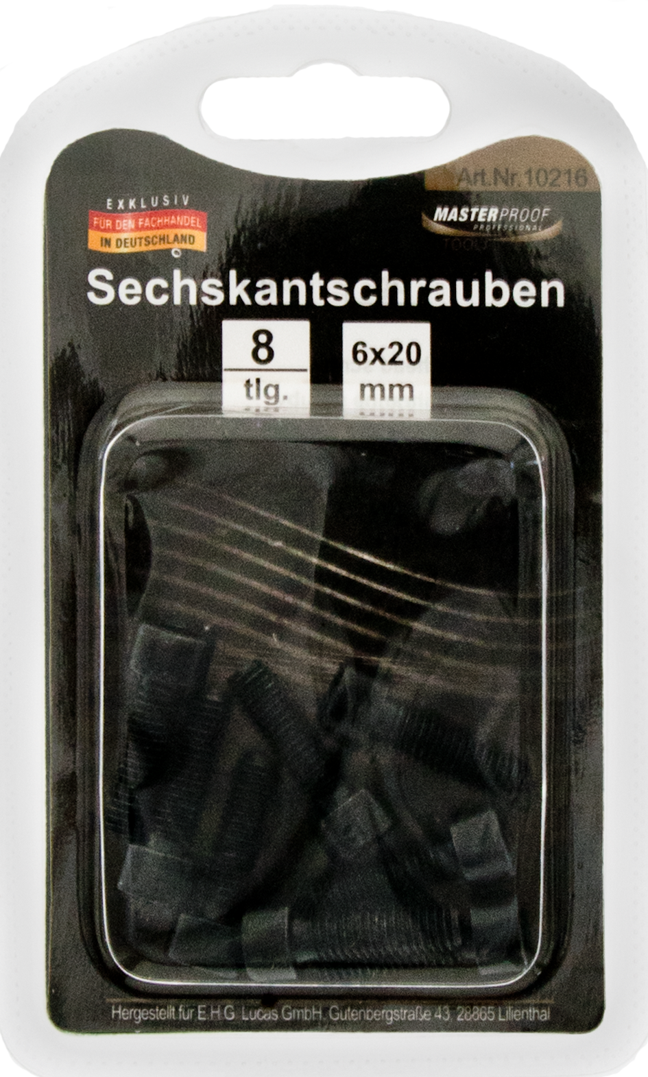 Sechskantschrauben 6 x 20 mm