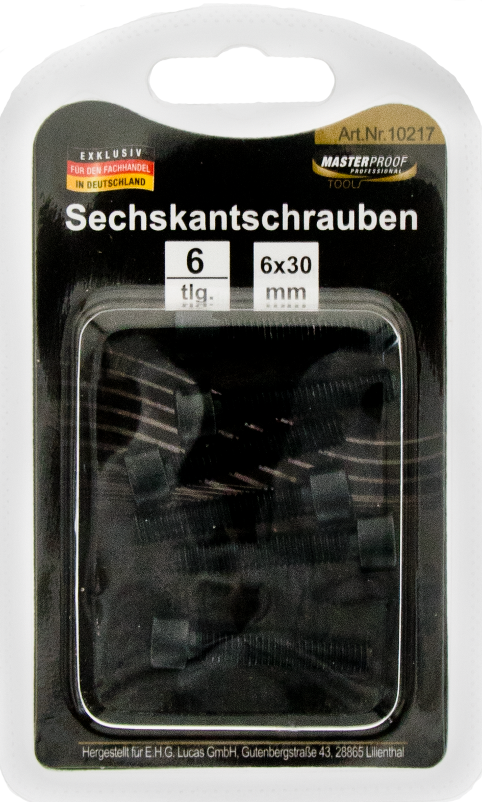 Sechskantschrauben 6 x 30 mm