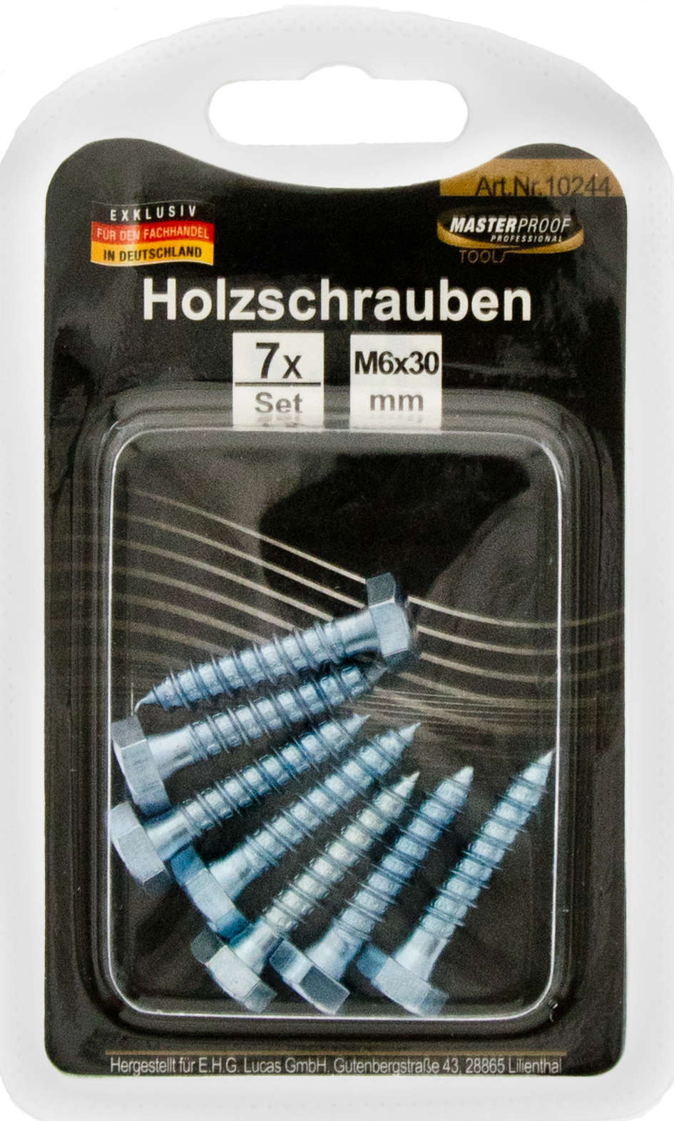 Holzschrauben M6 x 30 mm