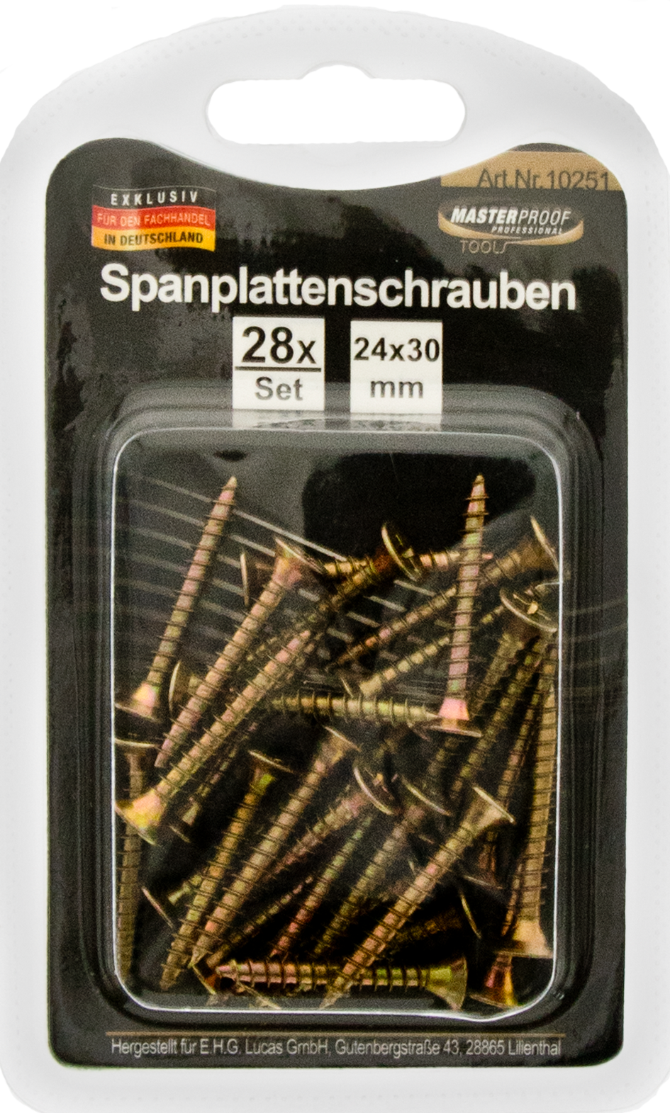 Spanplattenschrauben 4 x 30 mm