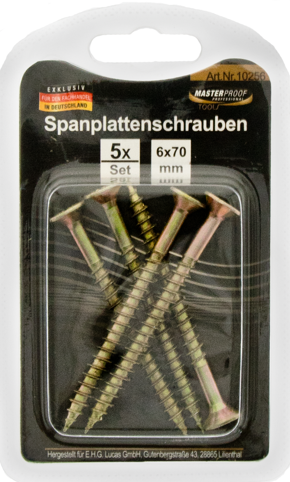 Spanplattenschrauben 6 x 70 mm