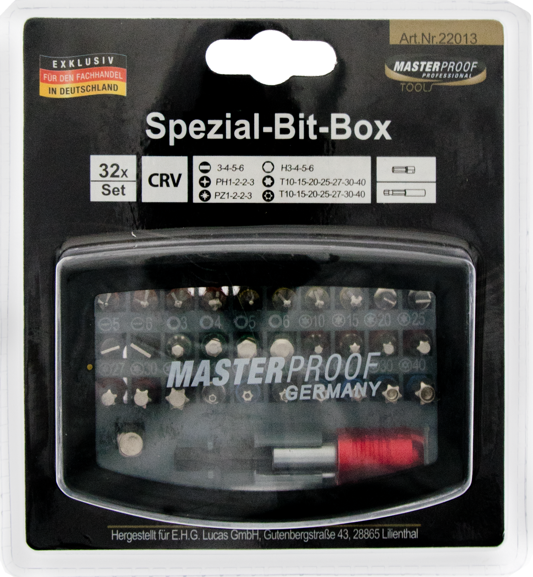Spezial-Bit-Box - 32-teilig - inklusive Bithalter