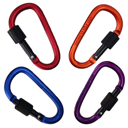 Aluminium Karabiner Set (4 Stück)