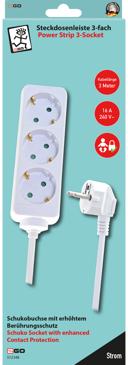 Steckdosenleiste 3-fach